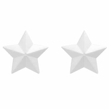 Set van 3x stuks piepschuim hobby knutselen vormen/figuren ster van 20 cm