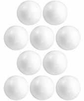 10x hobby diy piepschuim bal bol 6 cm