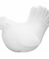10x stuks piepschuim kippen hen van 13 cm