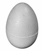 10x stuks piepschuim vormen eieren van 12 cm