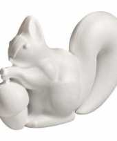 1x stuks hobby diy piepschuim eekhoorn 18 cm