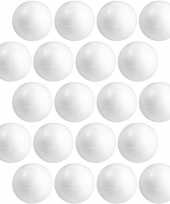 20x hobby diy holle piepschuim bal bol 20 cm halve schalen