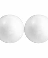 2x hobby diy piepschuim bal bol 5 cm