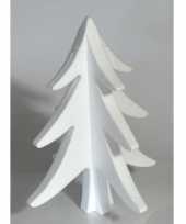 2x hobby diy piepschuim kerstboom 30 cm kerstdecoratie