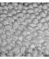 40x stuks piepschuim eieren hobby knutsel materiaal 4 5 cm