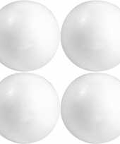 4x hobby diy piepschuim bal bol 5 cm