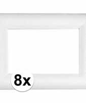 8x piepschuim lijsten 32 x 24 cm