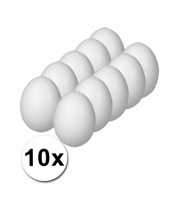 Piepschuim eieren pakket 12 cm 10 stuks