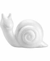 Piepschuim hobby knutselen vormen figuren dieren slak van 10 5 cm