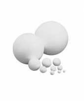 Set van 15x stuks piepschuim ballen van 12 cm